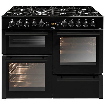 Beko BDVF100K Dual Range Cooker, Black Beko BDVF100K Dual Range Cooker, Black